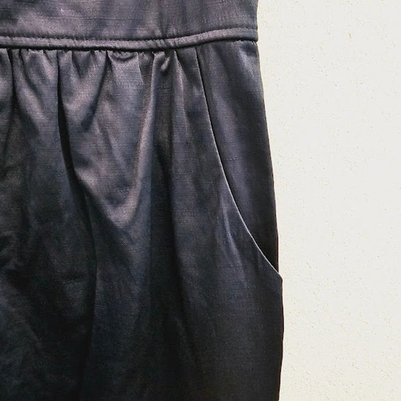 Jodi Kristopher Navy Blue Back Zipper Cocktail Party Dress- Women's Size 3 - Picture 3 of 4